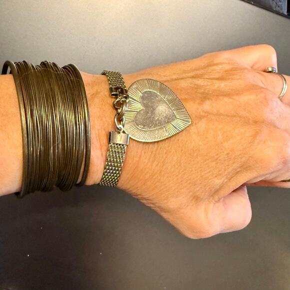 None and/or Unknown Jewelry - Bundle of Mixed Metal Boho Bracelets